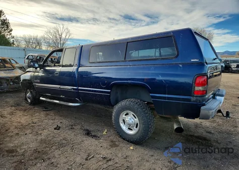 2001 Dodge Ram 2500 из США, поврежденный, VIN 1B7KF23771J540811